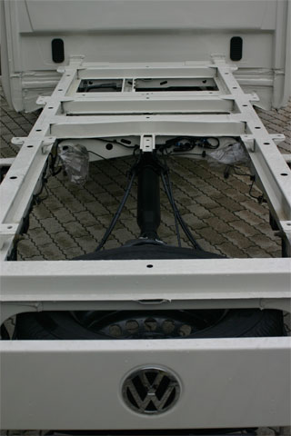 Az új Volkswagen Krafter alváza