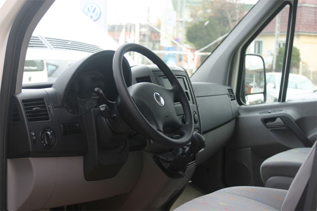 Az új Volkswagen Krafter vezetőülése