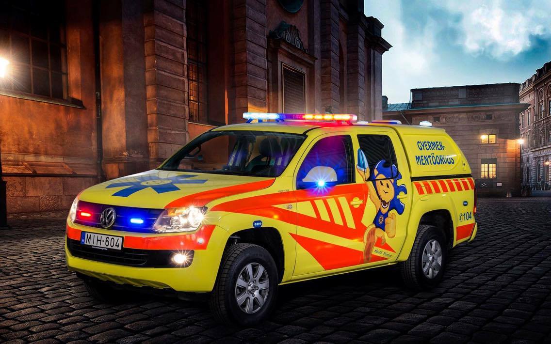 Gyermek-mentőorvosi kocsi